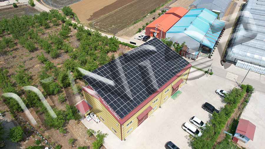 Kit di montaggio solare per tetto in lamiera