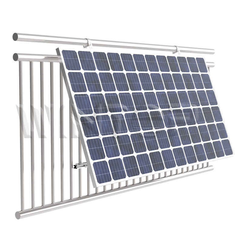 Staffa solare facile per balcone