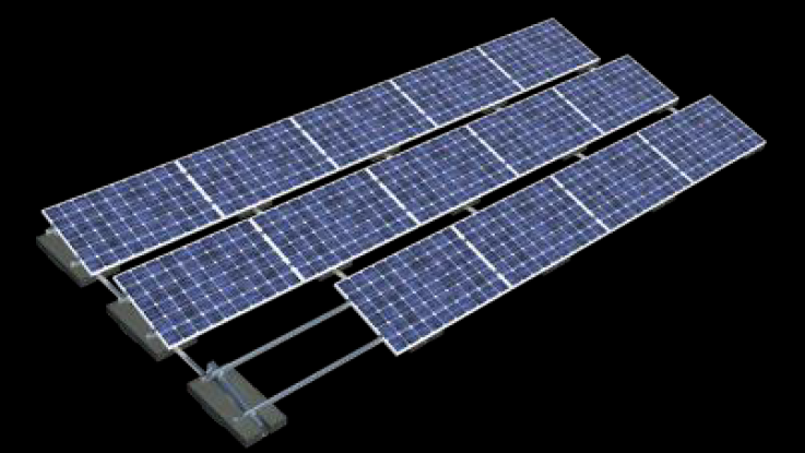 Sistema solare sul tetto di zavorra