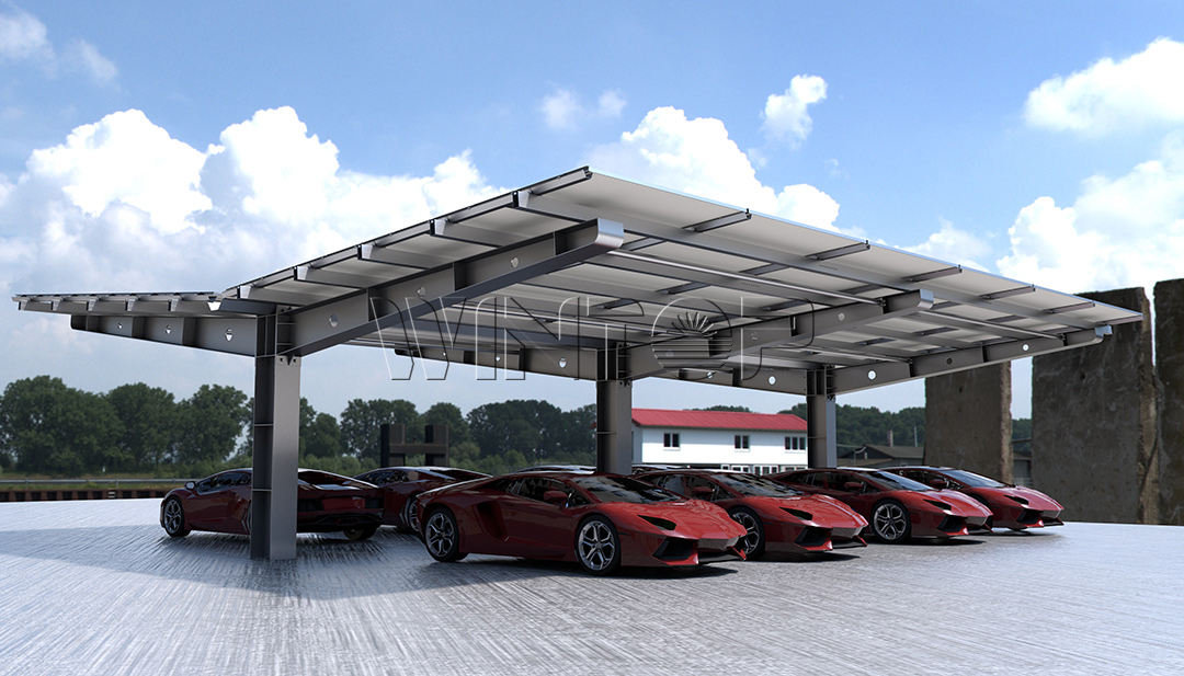Solar Powered Carport Bracket