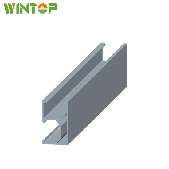 solar tile roof rail