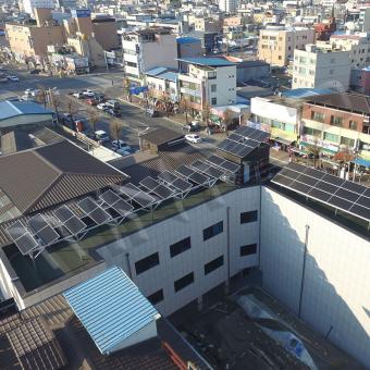 solar flat roof system