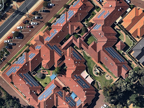 Sistema di montaggio per tetto in tegole solari da 90KW in Australia