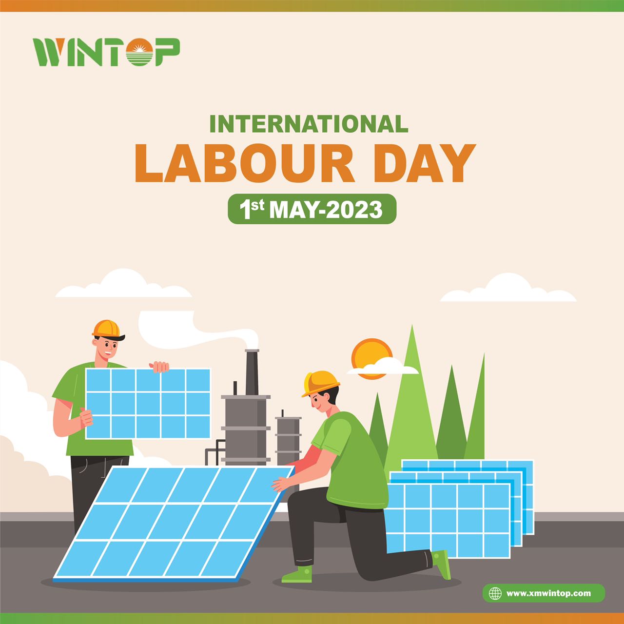 Avviso di festività internazionale della Festa del Lavoro del 1° maggio