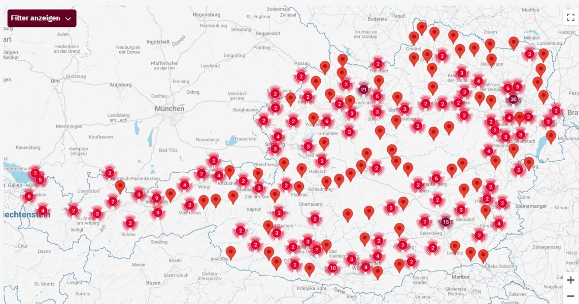 L'Austria pubblica la mappa della capacità di rete disponibile per l'integrazione della rete fotovoltaica